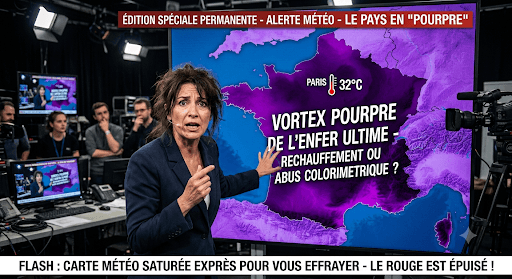 URGENT : PÉNURIE DE PIXELS ROUGES DANS NOS LOGICIELS MÉTÉO, LA RÉDACTION CRÉE EN URGENCE LE « POURPRE DE L’ENFER ULTIME » POUR CONTINUER À VOUS EFFRAYER